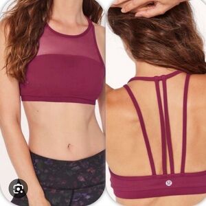EUC lululemon get set sports bra C/D cup size 10